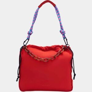 Rotunda Sant Hobo Bag Red